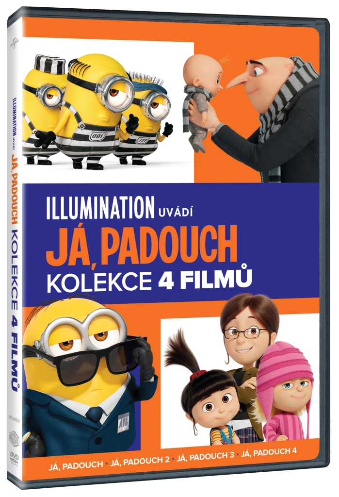 Já, padouch 1-4 kolekce - 4DVD