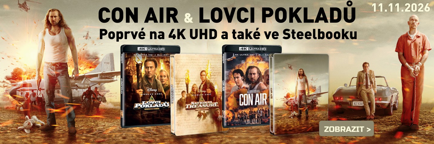 Con Air a Lovci pokladů - 4K UHD & Steelbook Con Air a Lovci pokladů - 4K UHD & Steelbook